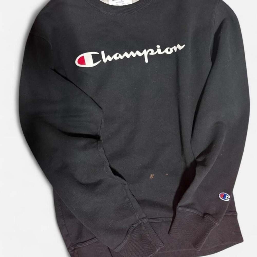 Champion Authentic Script Logo Crewneck Sweatshirt